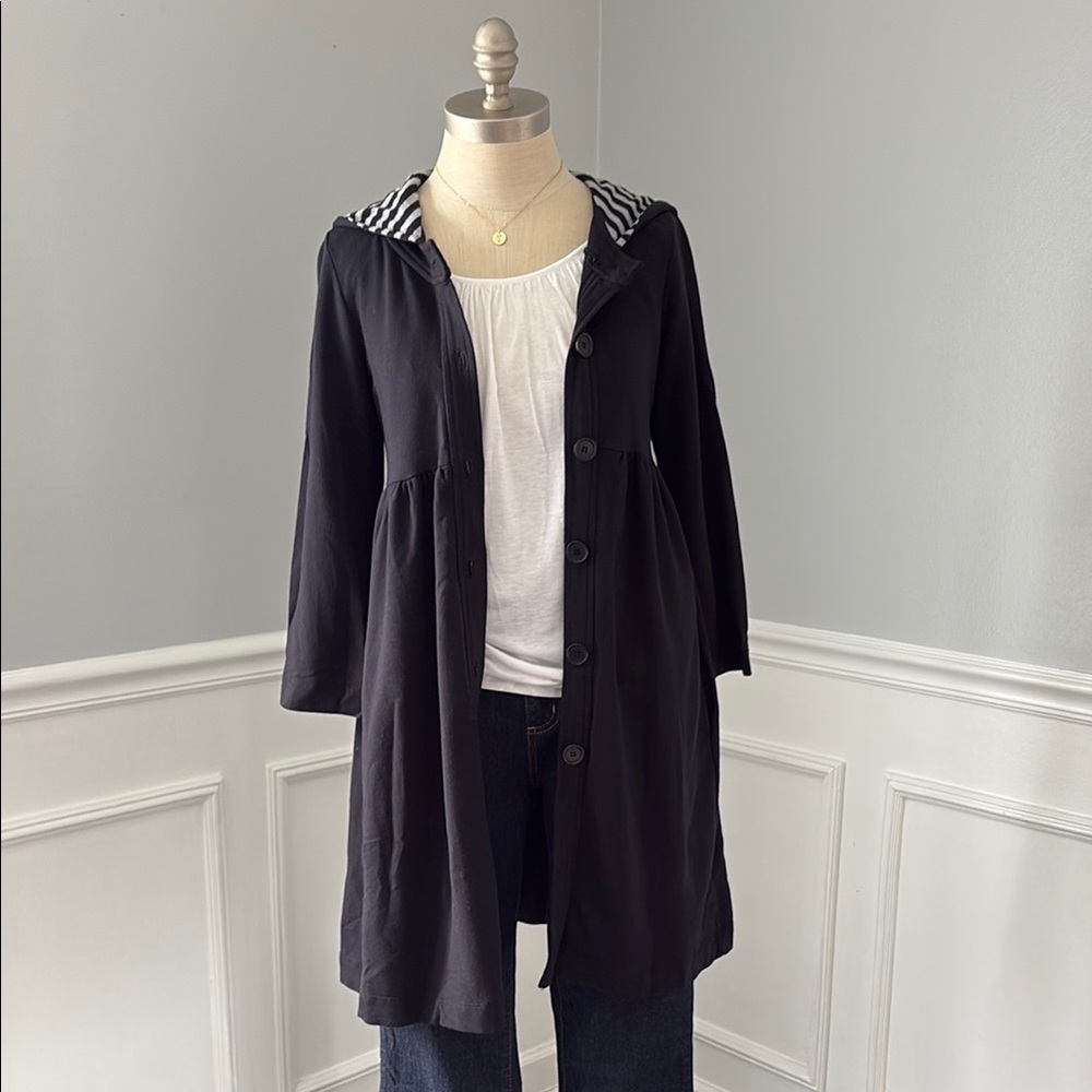 Splendid Pima Cotton Hooded Button-Up